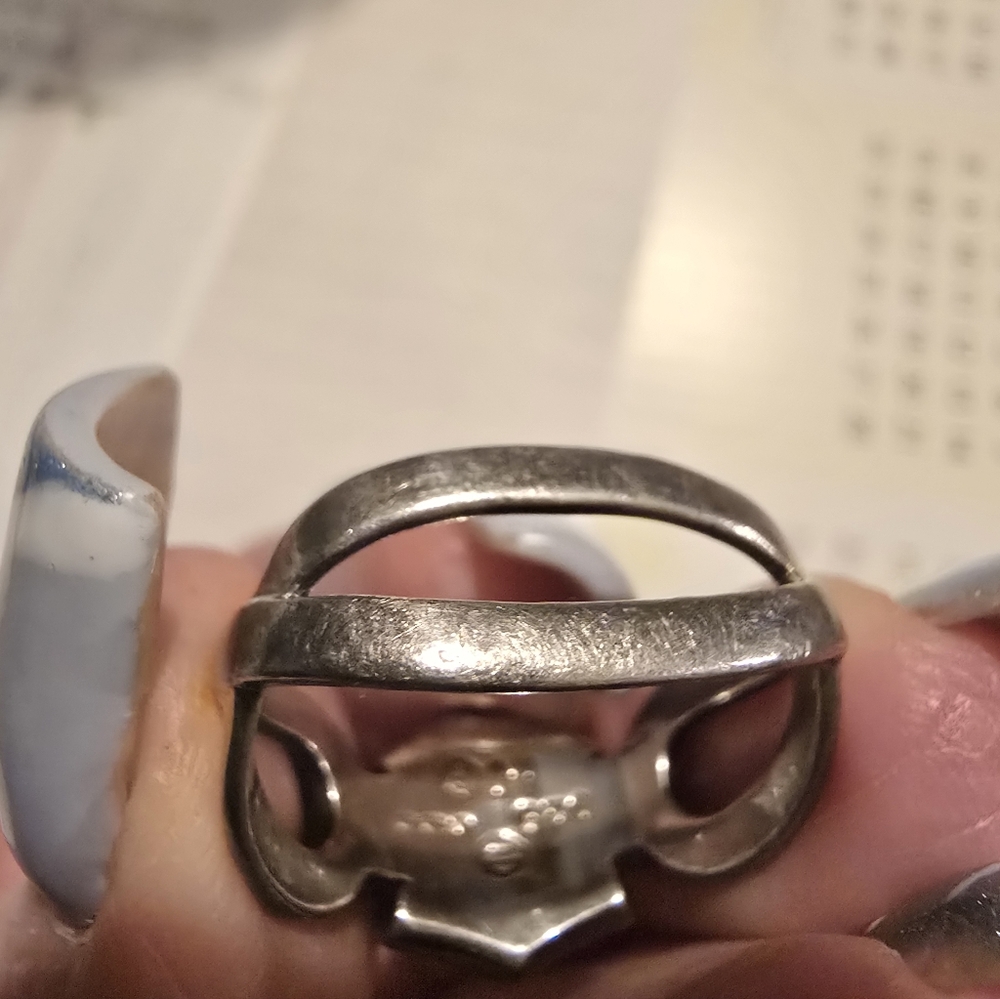 Harley-Davidson Silver and Pink Crystal Ring - Picture 6 of 6